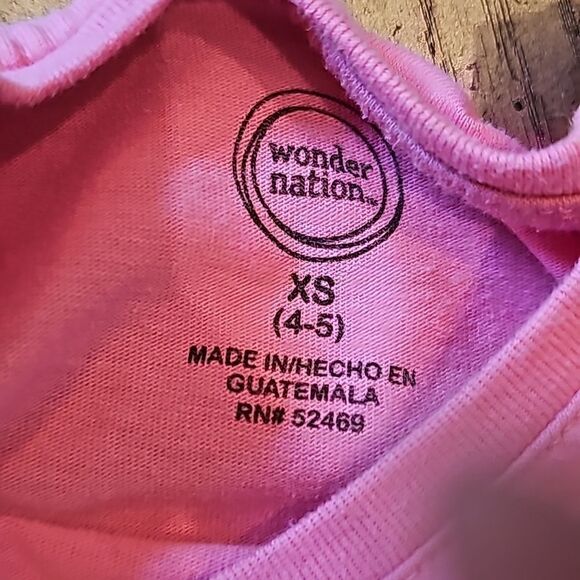 Pink long sleeve top size XS 4-5 - Picture 5 of 6